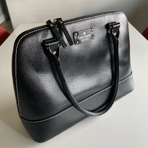 Kate spade black leather purse